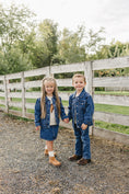Load image into Gallery viewer, Dark Wash Denim Jean Jacket
