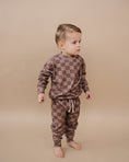 Load image into Gallery viewer, Jogger Set | Espresso Checkered
