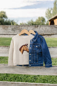 Load image into Gallery viewer, Dark Wash Denim Jean Jacket
