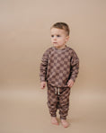 Load image into Gallery viewer, Jogger Set | Espresso Checkered
