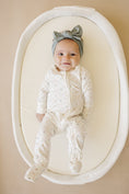 Load image into Gallery viewer, Vintage Blooms Bamboo Zippy Pajamas
