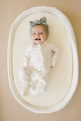 Load image into Gallery viewer, Vintage Blooms Bamboo Zippy Pajamas
