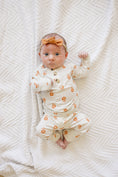 Load image into Gallery viewer, Pumpkin Posie 2pc Bamboo Pajamas for Kids - Sizes Newborn & Up!
