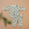 Load image into Gallery viewer, Checkered Christmas Organic Cotton Lounge Set
