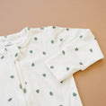 Load image into Gallery viewer, Tiny Trees Ribbed Bamboo Zippy Pajamas
