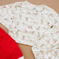 Load image into Gallery viewer, Santa Paws 2pc Bamboo Pajamas
