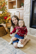 Load image into Gallery viewer, Red Fair Isle Cardigan
