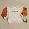 Load image into Gallery viewer, Colorblock ‘Pumpkin’ Crewneck Sweatshirt
