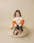 Load image into Gallery viewer, Colorblock ‘Pumpkin’ Crewneck Sweatshirt
