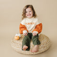 Load image into Gallery viewer, Colorblock ‘Pumpkin’ Crewneck Sweatshirt
