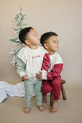 Load image into Gallery viewer, Cotton French Terry Joggers - Christmas Matching
