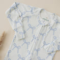 Load image into Gallery viewer, Blue Belle Ribbed Bamboo Zippy Pajamas
