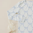 Load image into Gallery viewer, Blue Belle 2pc Ribbed Bamboo Pajamas
