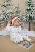 Load image into Gallery viewer, Tiny Trees Ribbed Bamboo Zippy Pajamas

