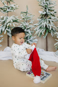 Load image into Gallery viewer, Tiny Trees Ribbed Bamboo Zippy Pajamas
