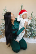 Load image into Gallery viewer, Tiny Trees Ribbed Bamboo Zippy Pajamas
