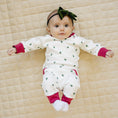 Load image into Gallery viewer, Tiny Trees Christmas Organic Cotton Lounge Set
