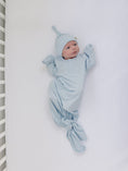 Load image into Gallery viewer, Baby Blue Bamboo Knot Gown
