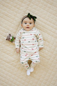 Load image into Gallery viewer, Tied with a Bow Christmas Organic Cotton Lounge Set
