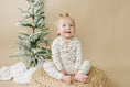 Load image into Gallery viewer, Tied with a Bow Christmas 2pc Henley Bamboo Pajamas
