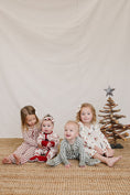 Load image into Gallery viewer, Red Stripe Collared Bamboo Set
