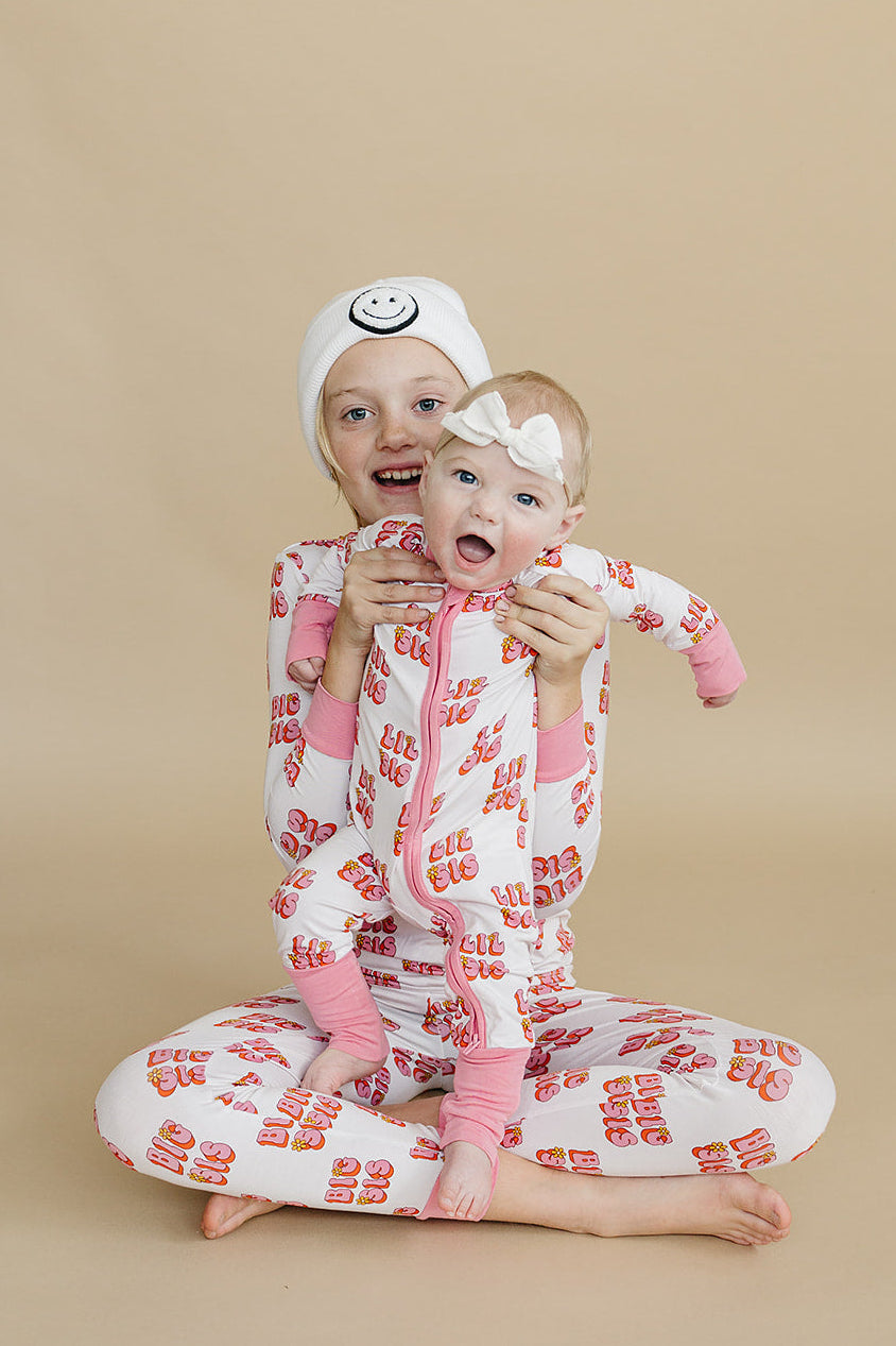 Bamboo Zip Romper | Lil Sis
