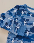 Load image into Gallery viewer, Bamboo Two Piece Set | Blue Camo Bolts
