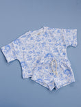 Load image into Gallery viewer, Shorts Set | Blue Flowers
