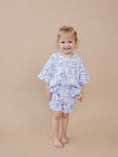 Load image into Gallery viewer, Shorts Set | Blue Flowers

