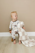 Load image into Gallery viewer, Construction Trucks Ribbed Cozy Set
