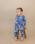 Load image into Gallery viewer, Bamboo Two Piece Set | Blue Camo Bolts
