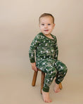 Load image into Gallery viewer, Bamboo Two Piece Set | Green Camo Bolts

