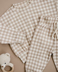 Load image into Gallery viewer, Jogger Set | Beige Gingham

