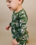 Load image into Gallery viewer, Bamboo Two Piece Set | Green Camo Bolts
