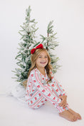 Load image into Gallery viewer, Bamboo Two Piece Set | Retro Candy Cane
