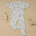 Load image into Gallery viewer, Snugglesaurus Bamboo Zippy Pajamas *9-12 months left
