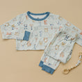 Load image into Gallery viewer, M is for Monsters 2pc Bamboo Pajamas
