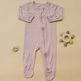 Load image into Gallery viewer, Bamboo Footed Bamboo Zippy Pajamas
