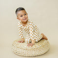 Load image into Gallery viewer, Golden Coast Check 2pc Bamboo Pajamas
