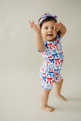 Load image into Gallery viewer, Bamboo Shorts Set | Red-White & Bows
