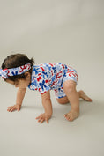 Load image into Gallery viewer, Bamboo Shorts Set | Red-White & Bows
