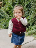 Load image into Gallery viewer, Burgundy Knit Vest
