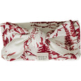 Load image into Gallery viewer, Holiday Toile Ribbed Bamboo Head Wrap
