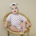 Load image into Gallery viewer, Tropical Haze Check 2pc Bamboo Lounge Set
