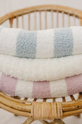 Load image into Gallery viewer, Cream Ribbed Plush Blanket
