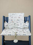 Load image into Gallery viewer, Tiny Tractors Cushion for the Stokke Tripp Trapp Highchair

