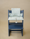 Load image into Gallery viewer, Sage Green Gingham Cushion for the Stokke Tripp Trapp Highchair
