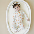 Load image into Gallery viewer, Pumpkin Posie 2pc Bamboo Pajamas for Kids - Sizes Newborn & Up!
