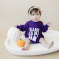 Load image into Gallery viewer, Mama Is My Boo Bamboo Sweatshirt Romper
