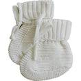 Load image into Gallery viewer, White Knit Booties
